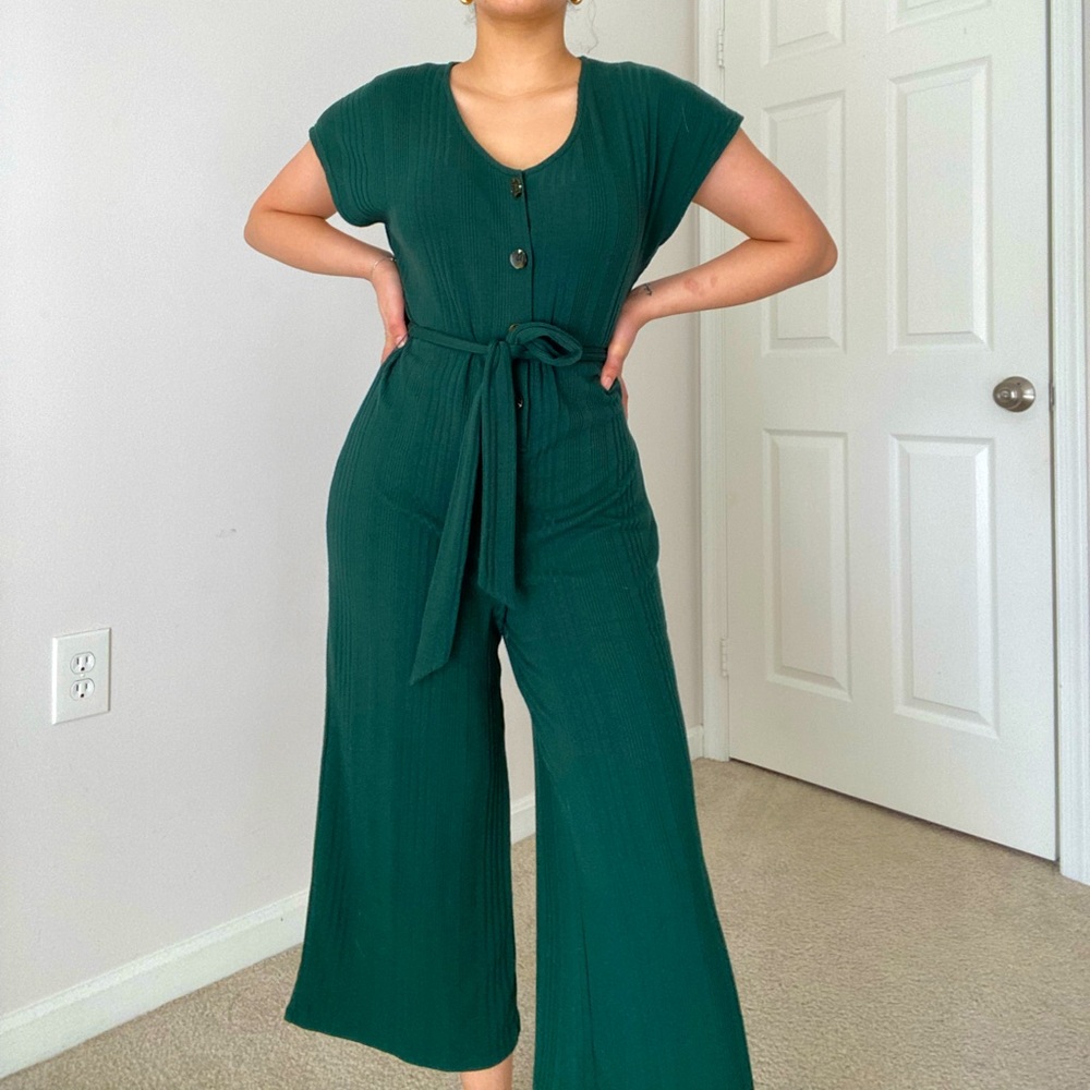 Green Jumpsuit Suzy Shier